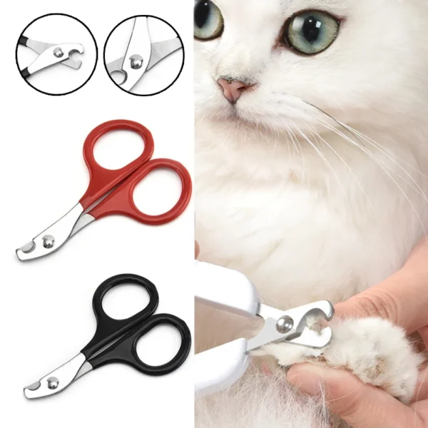 Pet Grooming Scissors Durable Cat Nail Clippers Sharp Claw Trimmer For Puppy Kitten Grooming Scissors Practical Dog Accessories